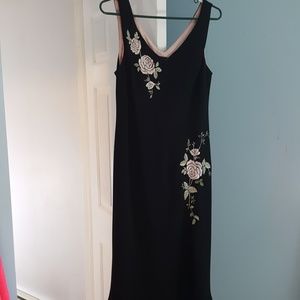 Black evening dress